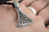Viking Axe Sterling Silver Pendant from Mammen Village - Viking-Handmade