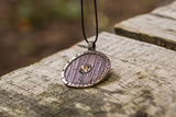 Old Viking Shield Bronze Norse Pendant - Viking-Handmade