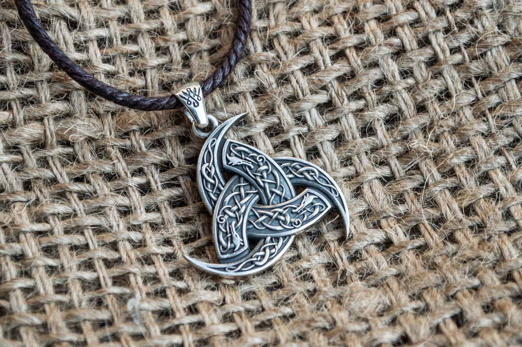 Odin Horn Pendant Sterling Silver Unique Jewelry - Viking-Handmade