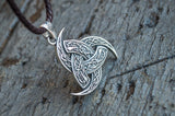 Odin Horn Pendant Sterling Silver Unique Jewelry - Viking-Handmade