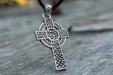 Celtic Cross with Ornament Pendant Sterling Silver Jewelry