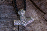 УДАЛИТЬ Copy of Thor's Hammer Pendant Sterling Silver Mjolnir Norse Jewelry - Viking-Handmade