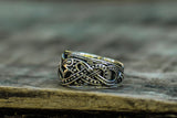 Jormungandr Ring Sterling Silver - Viking-Handmade