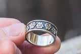 Valknut Symbol Ring - Viking-Handmade