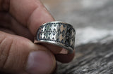 Norse Ring with Ornament - Viking-Handmade