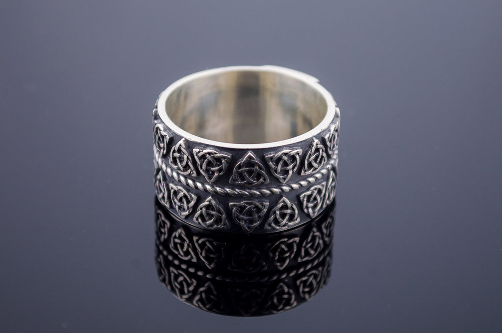 Valknut Norse Ornament Sterling Silver - Viking-Handmade