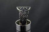 Vegvisir Symbol with Viking Ornament - Viking-Handmade