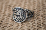 Sleipnir Symbol with Viking Ornament - Viking-Handmade