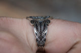 Sleipnir Symbol with Viking Ornament - Viking-Handmade