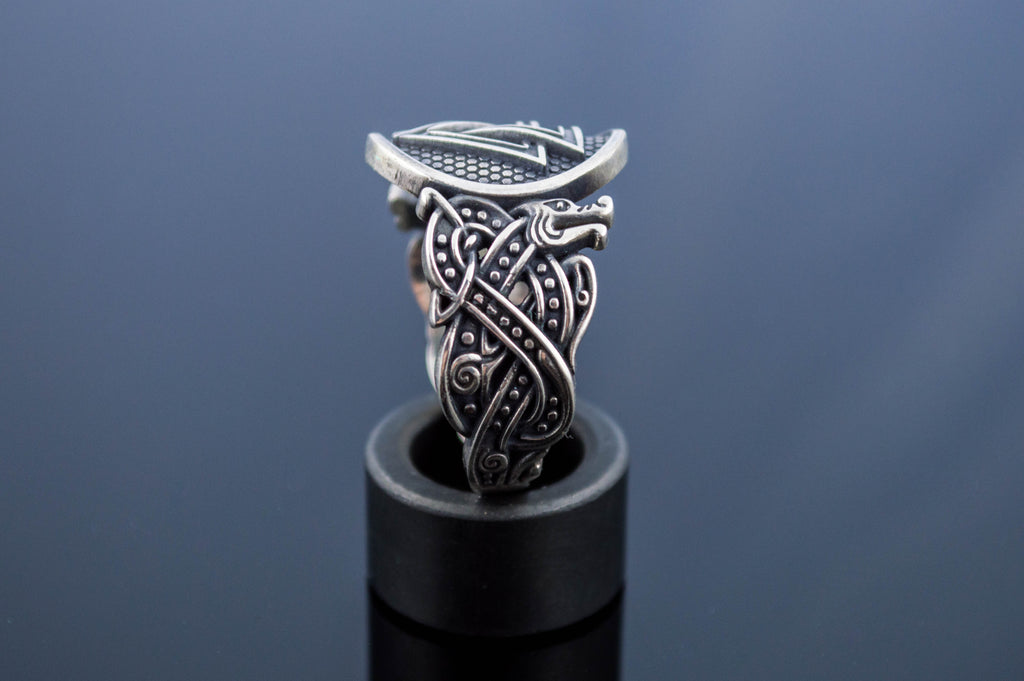Valknut Symbol with Viking Ornament - Viking-Handmade