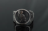 Owl Symbol with Viking Ornament - Viking-Handmade