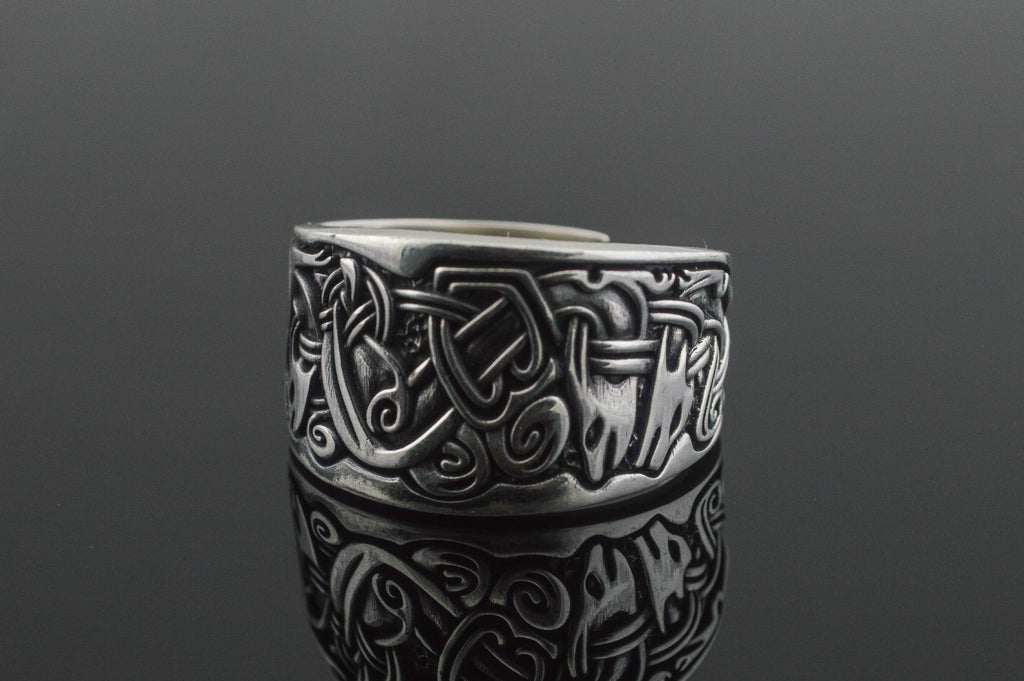 Viking Ornament Ring - Viking-Handmade