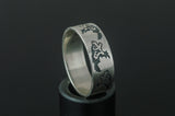 Ring with Wolf Ornament Handmade - Viking-Handmade