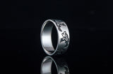 Ring with Wolf Ornament Handmade - Viking-Handmade