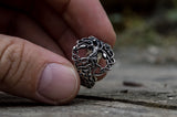 Yggdrasil Ring with Ornament - Viking-Handmade