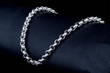 Chains and Sets 925 Sterling Silver Chain Necklace 3-4 mm - Viking-Handmade